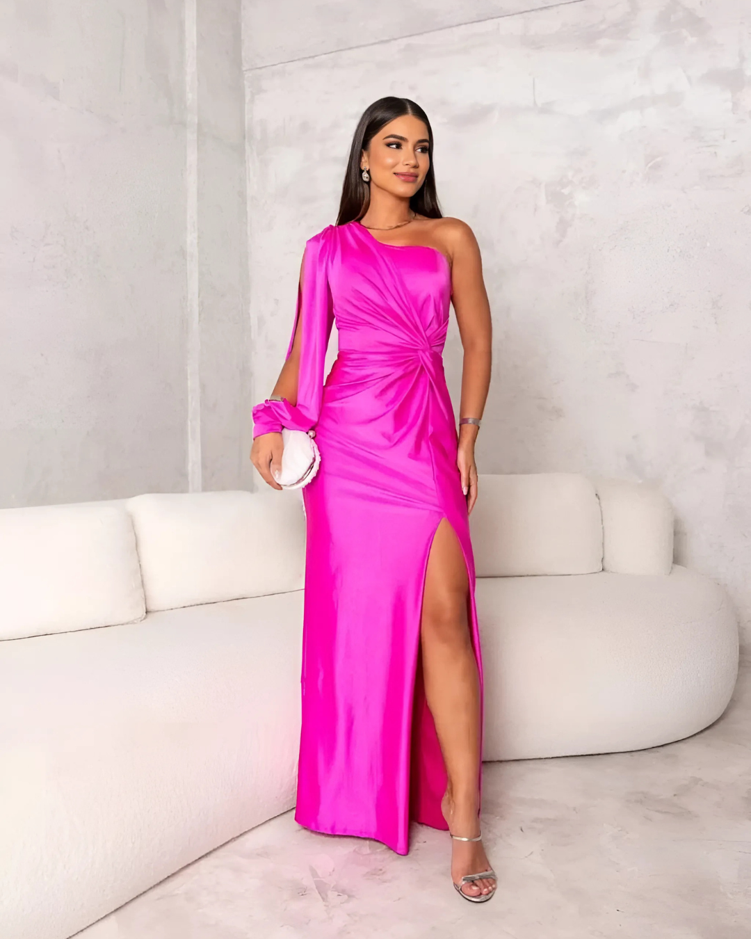 Alison Elegant Slit Maxi Dress