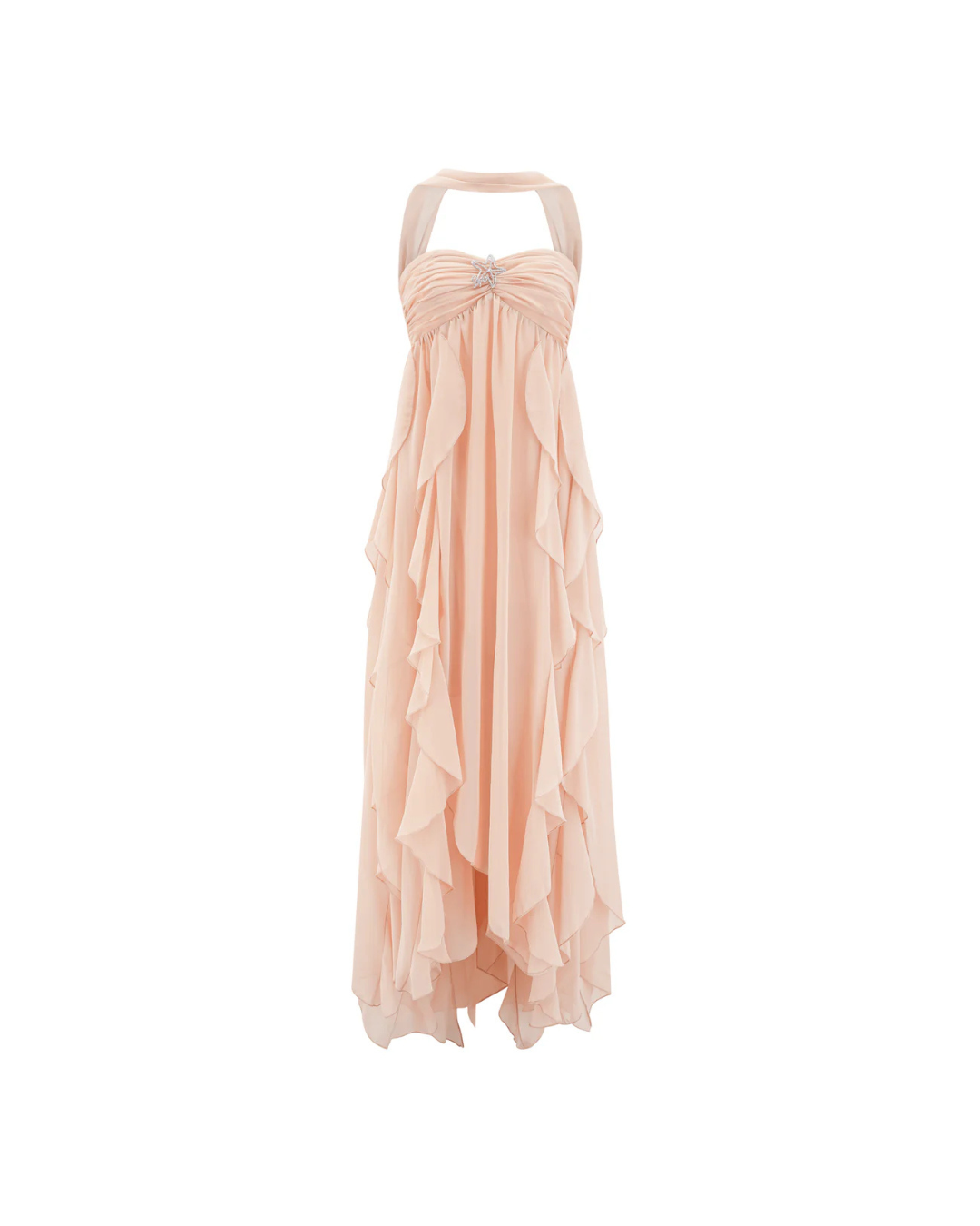 Mariah Ruffle Maxi Dress