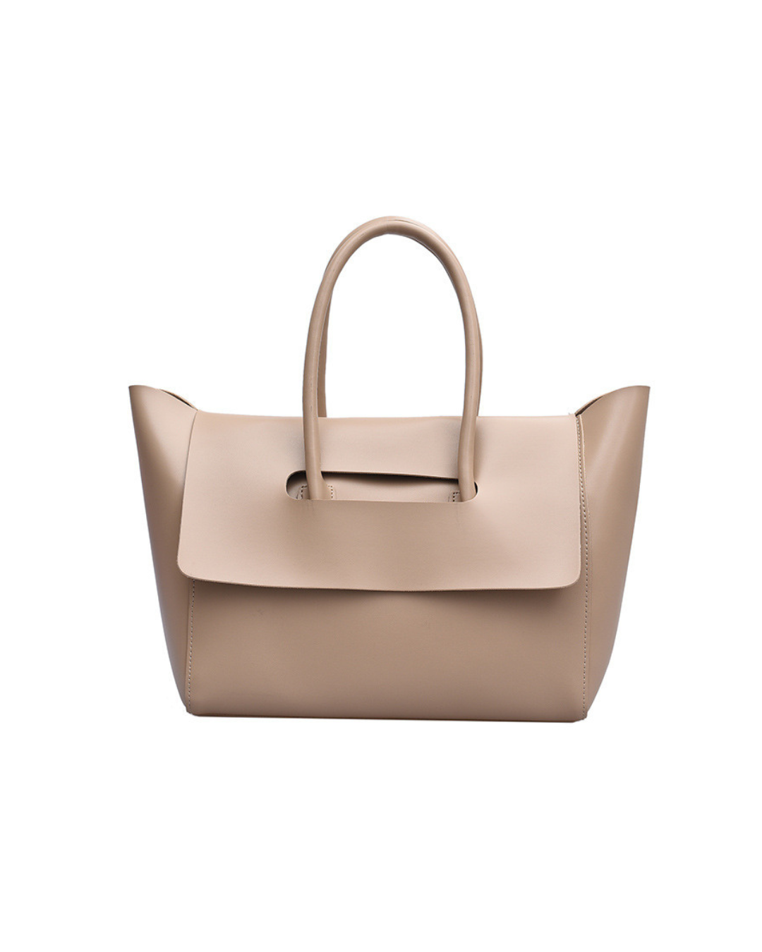 New Solid Color Casual Tote Commuter Bag