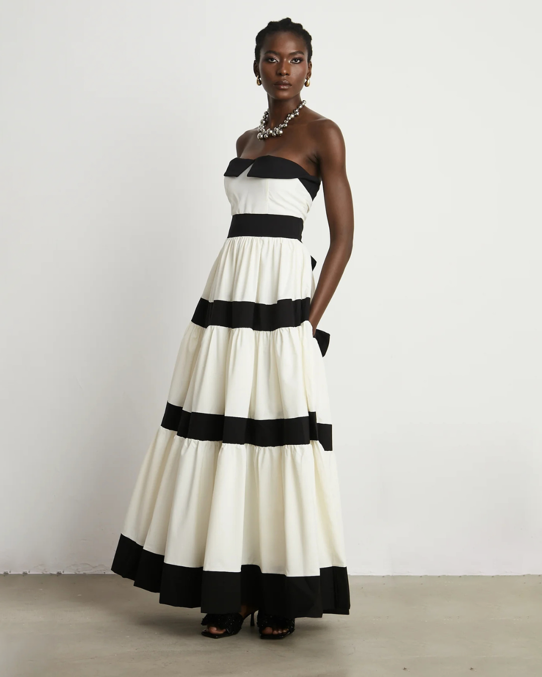 Sandrine Bow Maxi Dress