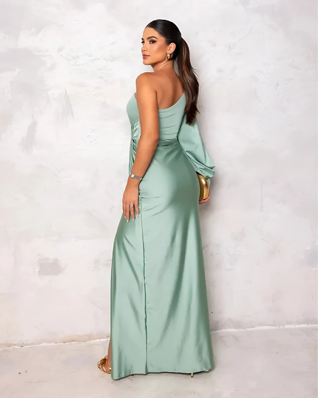 Alison Elegant Slit Maxi Dress