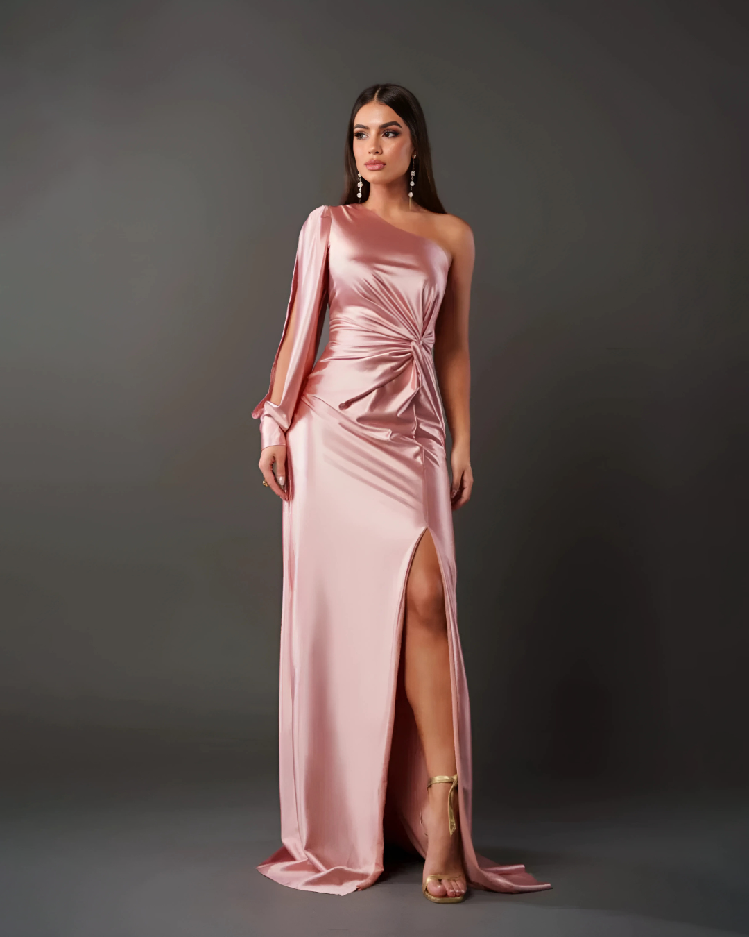 Alison Elegant Slit Maxi Dress