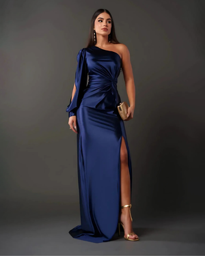 Alison Elegant Slit Maxi Dress