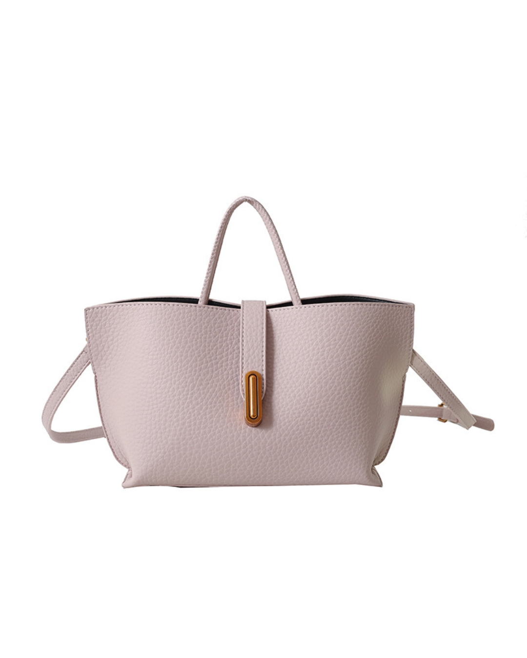 Top Handle Textured Shoulder Bag