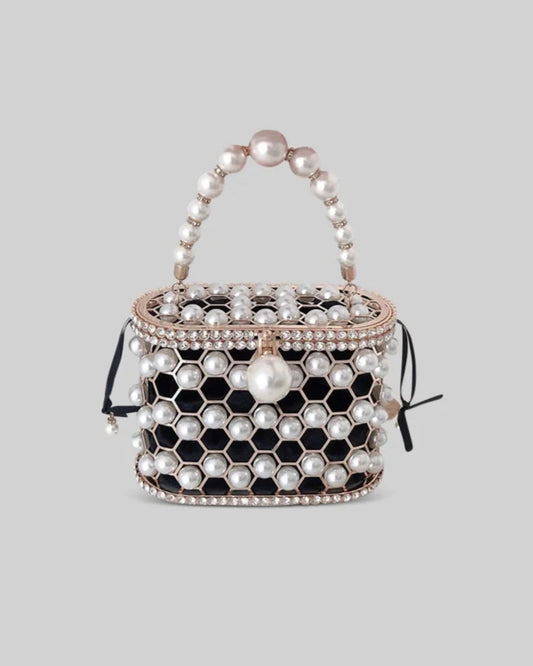 Versatile Diagonal Pearl Bags