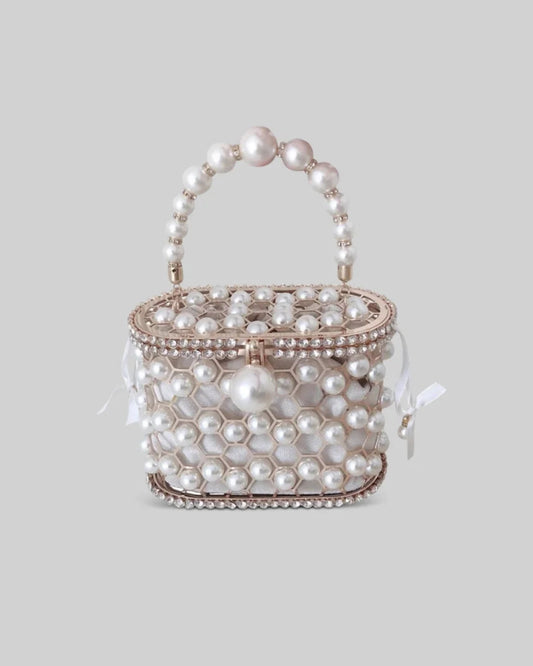 Versatile Diagonal Pearl Bags