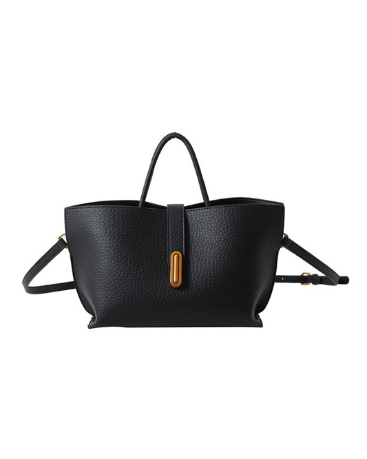 Top Handle Textured Shoulder Bag