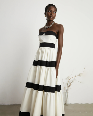 Sandrine Bow Maxi Dress