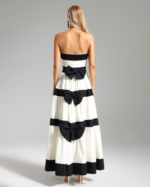 Sandrine Bow Maxi Dress