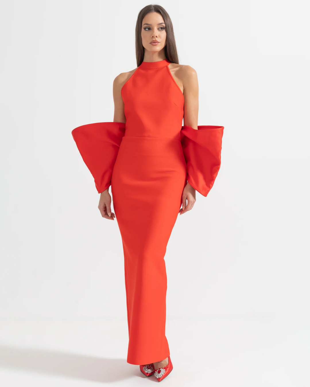 Capucine Bow Bandage Maxi Dress