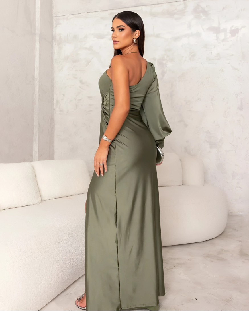 Alison Elegant Slit Maxi Dress