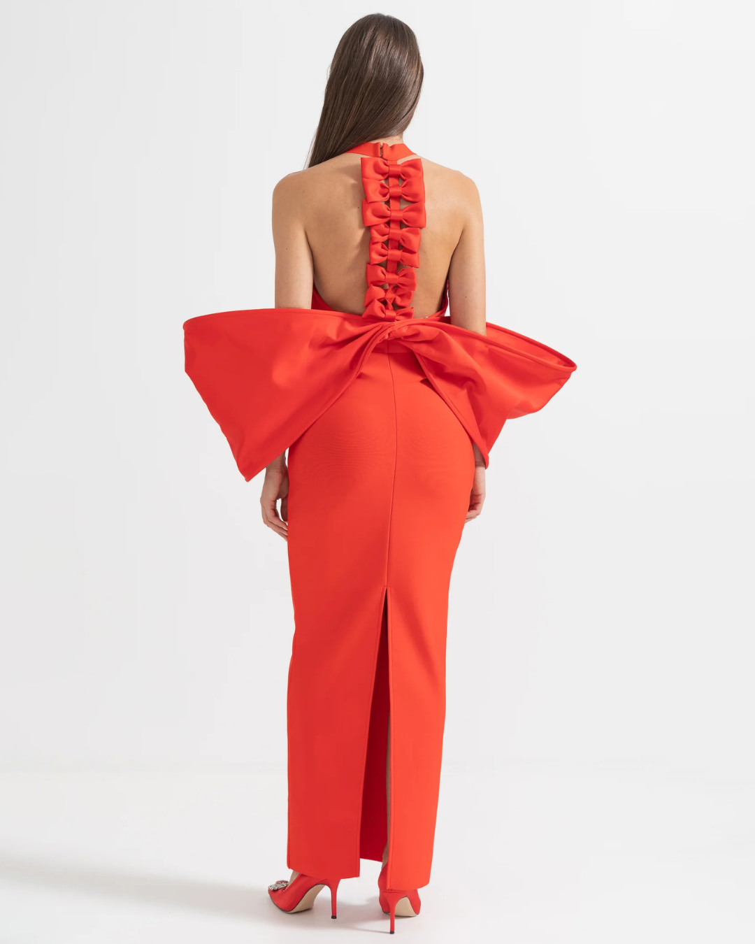 Capucine Bow Bandage Maxi Dress