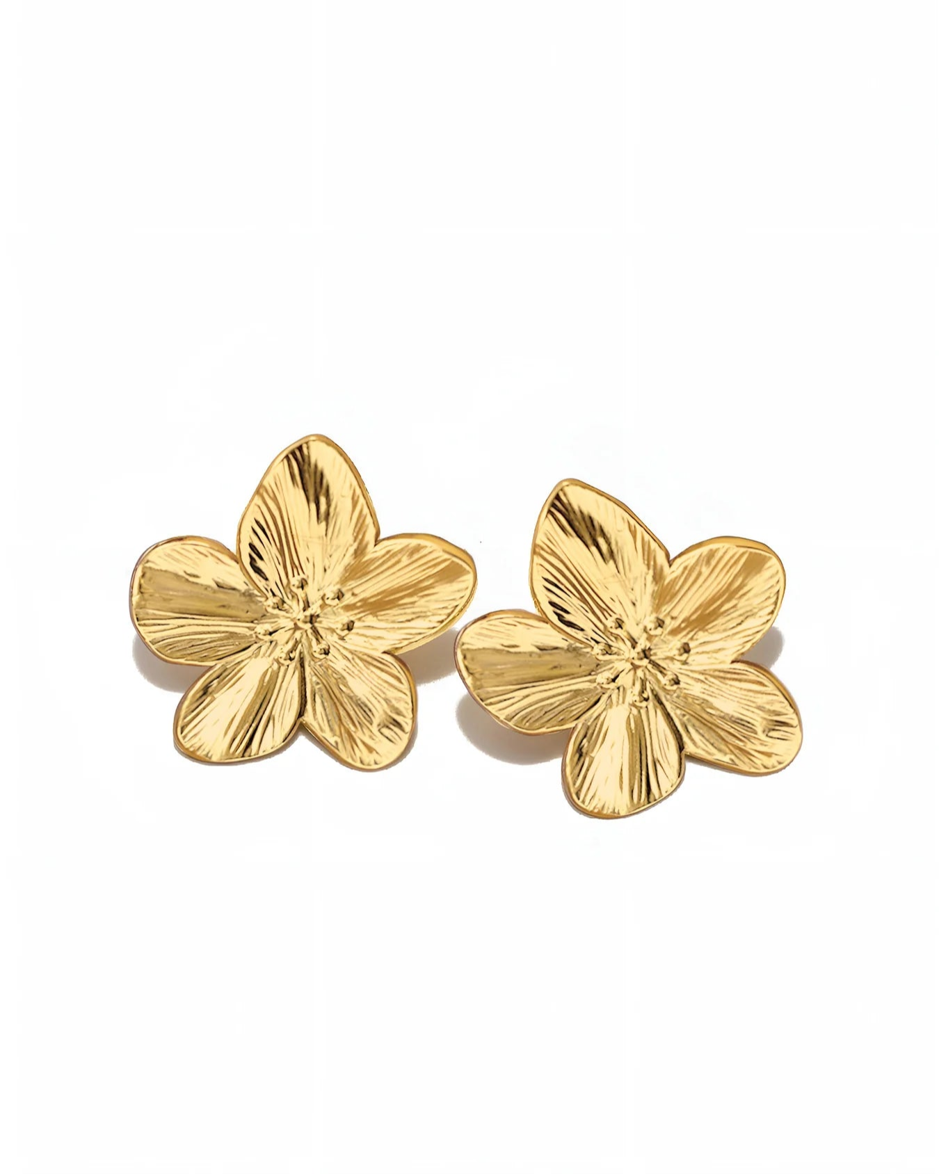 Golden Flower Earrings