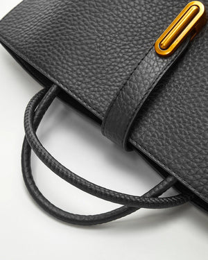 Top Handle Textured Shoulder Bag