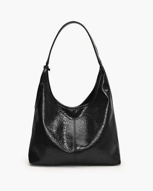 Leisure Button Clasp Hobo Bag