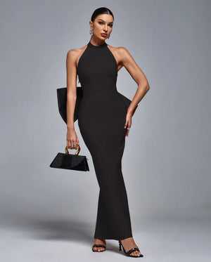 Capucine Bow Bandage Maxi Dress