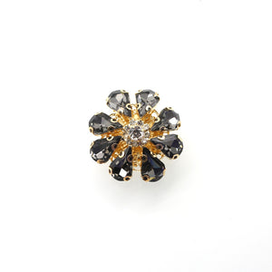 Colorful Floral Diamond Button Cover