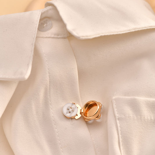 Pearl Flower Button Cover