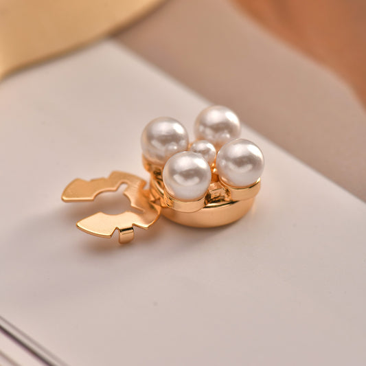 Pearl Flower Button Cover