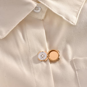 Pearl Diamond Button Cover